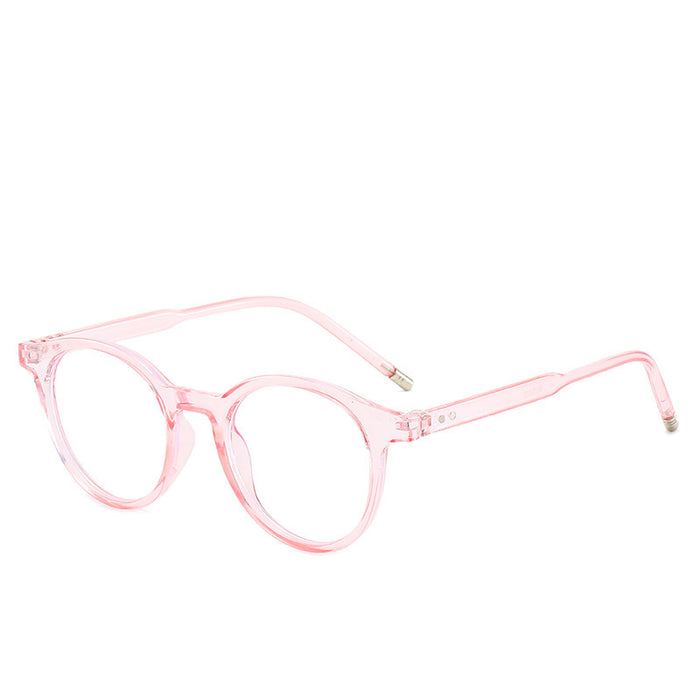 The New Anti-Blue Light Flat Glasses Fashion Round Flat Glasses Trend The Same Glasses