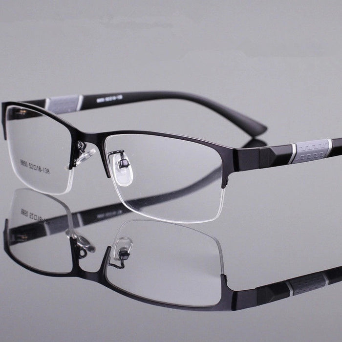 Myopia glasses man