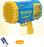 Bubble Gun Rocket 69 Holes Soap Bubbles Machine Gun Shape Automatic Blower With Light Toys For Kids Pomperos