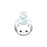 Pet Dog Brand Cute Cartoon Cat And Fish Printed Cat Necklace Pendant Alloy Dog Collar Ornament Pendant